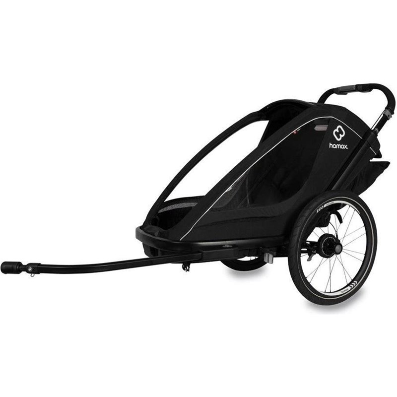 Hamax Cykelvagn Breeze One 1 barn BlackSvart