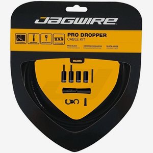 Jagwire Vajerkit Pro Dropper 0.8X2000 mm mm Vajer + 1700 mm Hölje 0.80