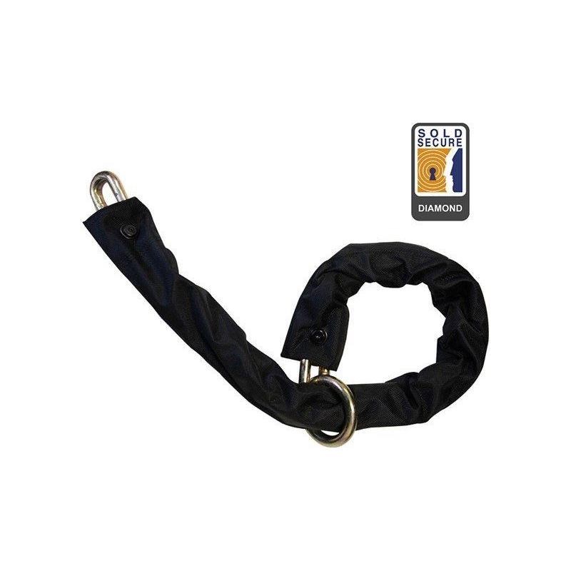 Hiplok Kättinglås Xl Loop Chain Svart