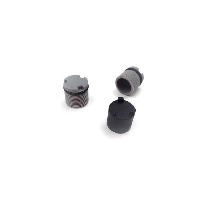 LOOK Spare part 2 xPlugs kit + tool, Grey, X-TRACK EN RAGE