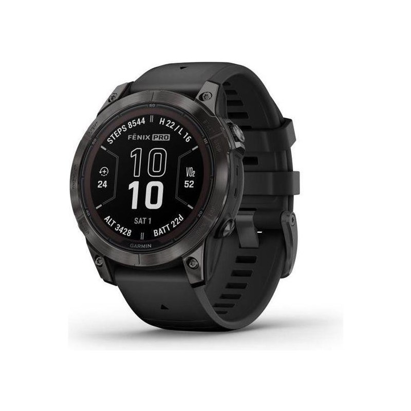 Garmin Träningsklocka fenix 7 Pro Sapphire Solar Black Svart