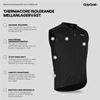 Gripgrab Väst PACR Insulated Mid-Layer Vest Black Svart
