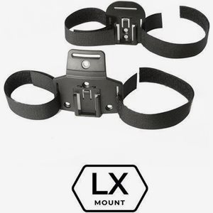 LEDX Hjälmfäste LX-mount för Lampa och Batteri på hjälm med Ventialtio