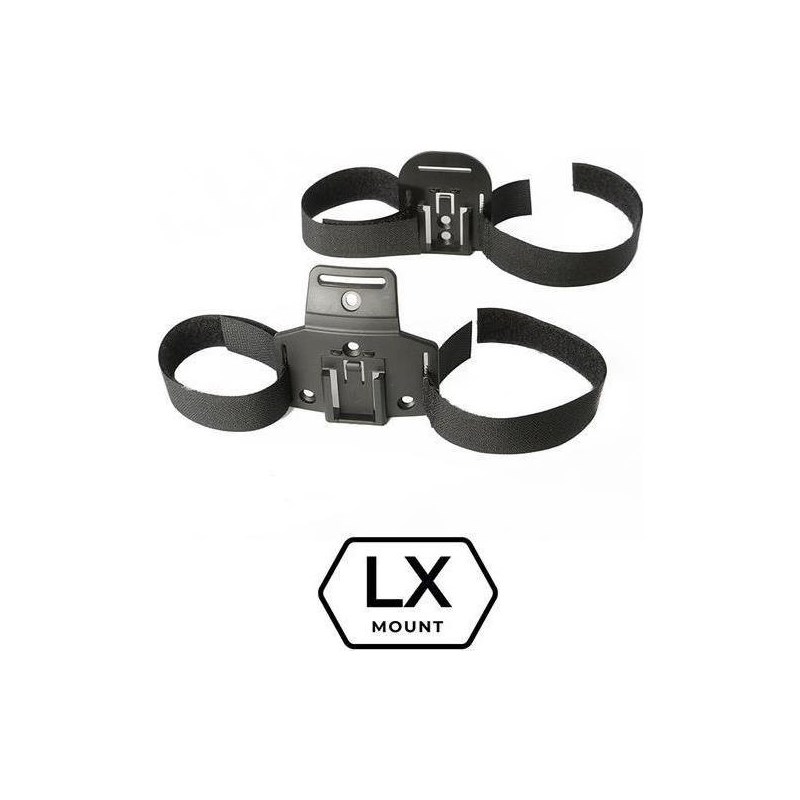 LEDX Hjälmfäste LX-mount för Lampa och Batteri på hjälm med Ventialtio