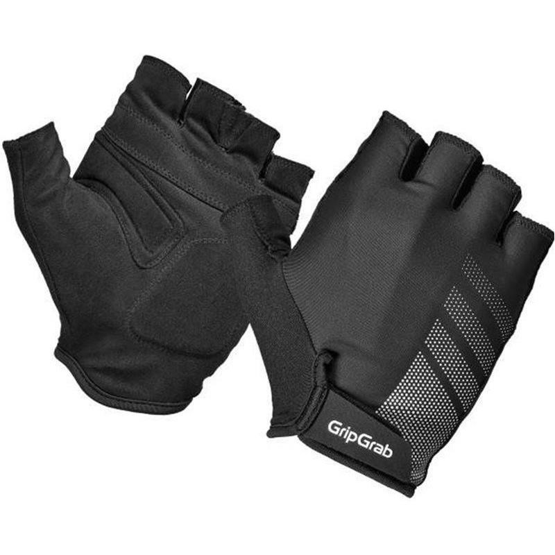 GripGrab Ride RC Lite Vadderade Kortfingerhandskar Black Svart