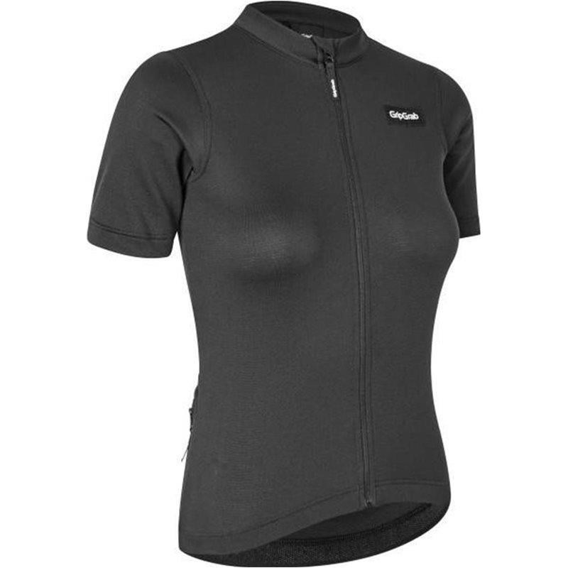 GripGrab CykeltröjaW's EXPLR Merinotech Short Sleeve Jersey Black Sva