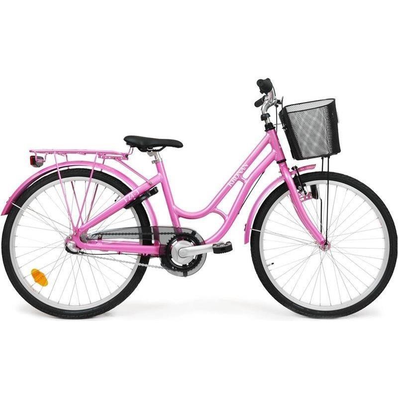 Kronan Barncykel F24 3-växlad Rosa Pink