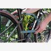 Hiplok Vikbart lås Switch med fäste förbälte & cykel Svart