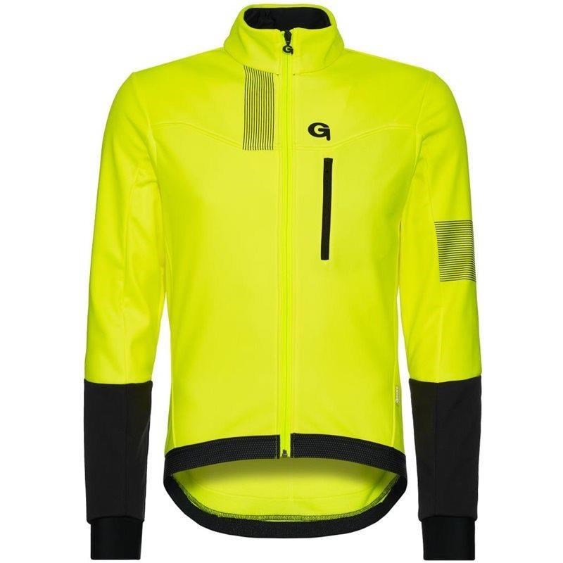 Gonso Valaff Softshell Jacket Men Safety Yellow/Black
