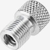 Kool Stop Valve Adaptor Shrader/Presta Silver