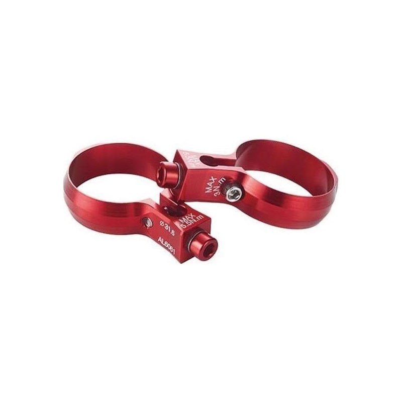 KCNC Seat Post Bottle Cage Clamp ¥30,9mm Röd