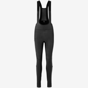 Gripgrab Långa Cykelbyxor W's PACR Thermal Bib Tights No Pad Black Sva