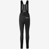 Gripgrab Långa Cykelbyxor W's PACR Thermal Bib Tights No Pad Black Sva