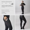 Gripgrab Långa Cykelbyxor W's PACR Thermal Bib Tights No Pad Black Sva