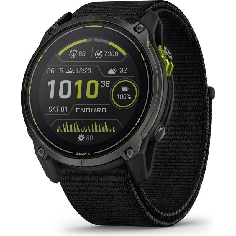 Garmin Träningsklocka Enduro 3 Sport Loop Band black/black Svart