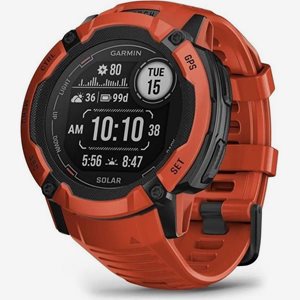 Garmin Träningsklocka Instinct 2X SolarRed Röd