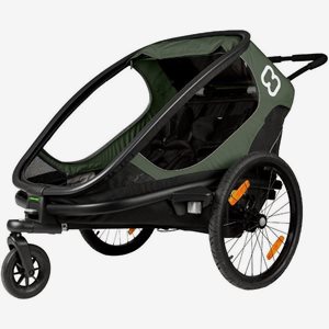 Hamax Cykelvagn Outback One 1 Barn Green/Black Grön/Svart