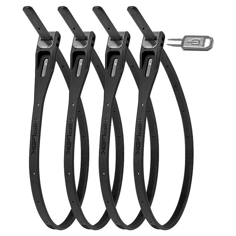 Hiplok Vajerlås Z Lok, 4 Pack Svart
