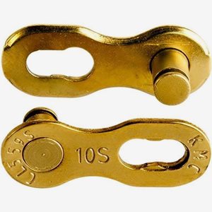 KMC Kedjelås MissingLink 10R 10-Växlar 2 st i förpackning Gold