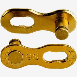 KMC Kedjelås MissingLink 9R 9-Växlar 2 st i förpackning Gold