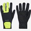 GORE WEAR M Gore Windstopper Thermo Gloves Black/Neon Yellow Svart/Gul