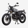 Moped Viarelli Scrambler mattgrå 45 km/h manuell (Euro 5 Klass 1)