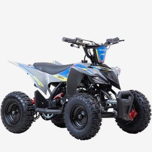 Barnfyrhjuling X-Pro Warrior 49cc ATV -fyrhjuling, grå