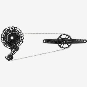 Sram Groupset, MTB Boost Nx Eagle Silver
