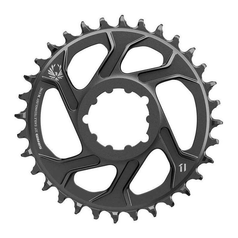 Sram Drev Dm 6 mm Offset 1X12-Speed Oval X-Sync 2 Eagle Alu 34T Svart