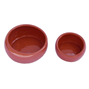 Keramikskål - Ergonomisk - Terracotta - 120 ml