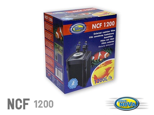 Aqua Nova - NCF-1200 - Ytterfilter - 1200 l/h - CyberZoo