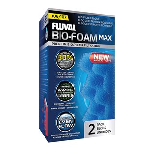 Fluval 106/107 BioFoam Max - Filtermatta - 2 st