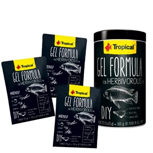 Tropical Gel Formula - Herbivorous Fish - 300 g