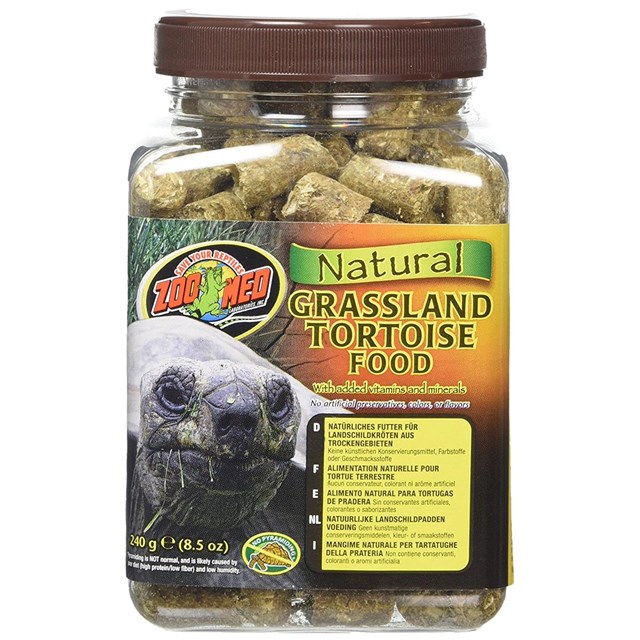 Zoo Med Natural Grassland Tortoise Food - 240 g