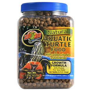 Zoo Med Natural Aquatic Turtle Food - Growth Formula - 212 g