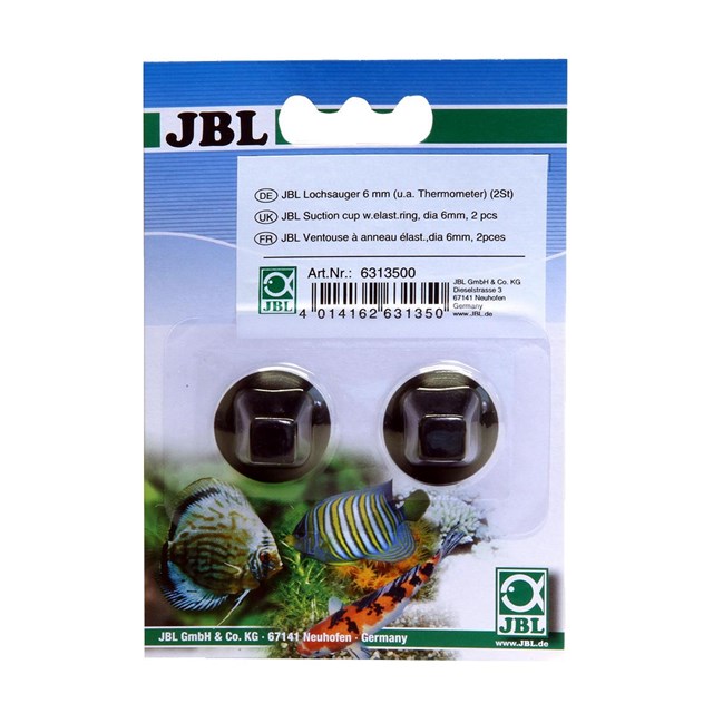 JBL - Sugkopp till termometer (ø 6 mm) - 2-pack
