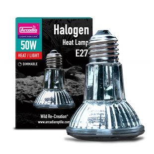 Arcadia Halogen Heat Lamp - E27 - 50 W