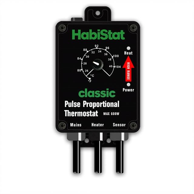 HabiStat Pulse Thermostat High Range - Svart - 600 W