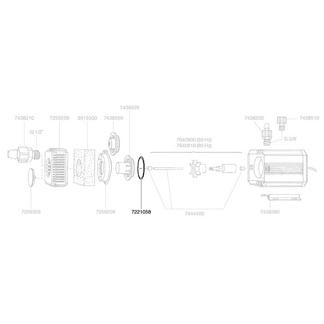 Eheim - O-Ring till impellerlock - 7221058 - CyberZoo