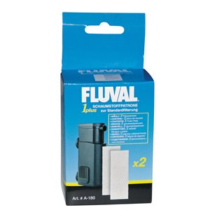 Fluval 1 Plus - Filtermatta - Skum - 2-pack