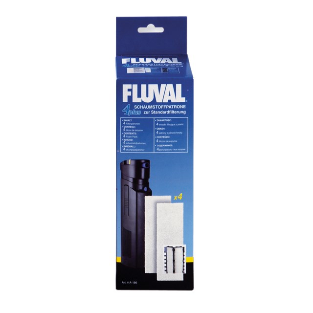 Fluval 4 Plus - Filtermatta - Skum - 4-pack