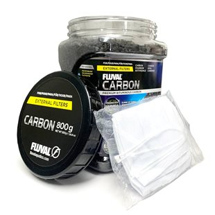 Fluval Carbon - Aktivt kol - 800 g