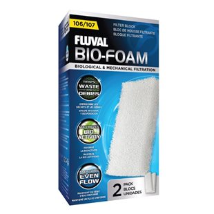 Fluval 106/107 Bio-Foam - Filtermatta - 2 st