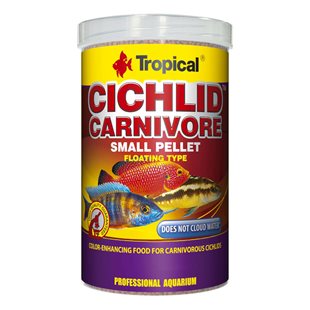 Tropical Cichlid Carnivore Small Pellet - 250 ml