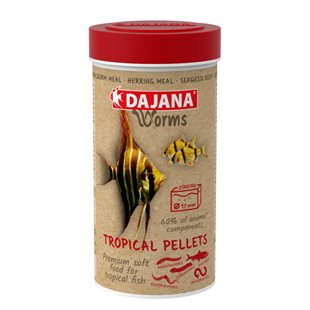 Dajana Worms Tropical Pellets SOFT - 250 ml