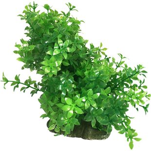 Böjbar plastväxt - Grön - 10x18 cm