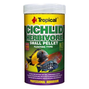 Tropical Cichlid Herbivore Small Pellet - 250 ml