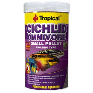 Tropical Cichlid Omnivore Small Pellet - 250 ml