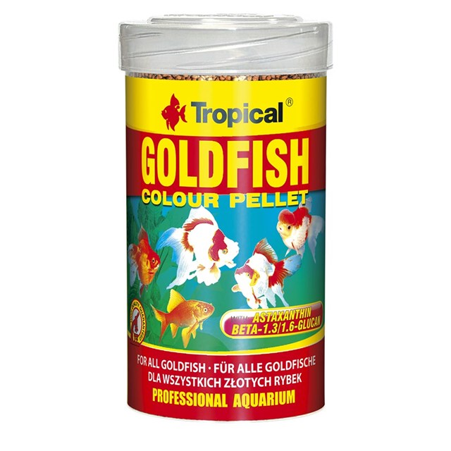 Tropical Goldfish Colour Pellet - 250 ml