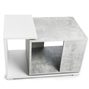 Zqare - Möbel 90x60x50 - Duo Concrete/White
